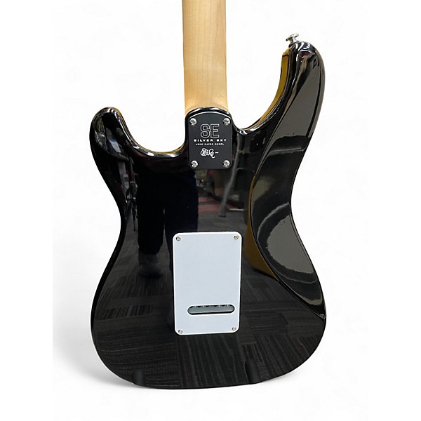 Used PRS SE Silver Sky Black Solid Body Electric Guitar