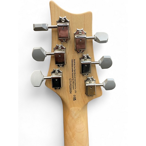 Used PRS SE Silver Sky Black Solid Body Electric Guitar