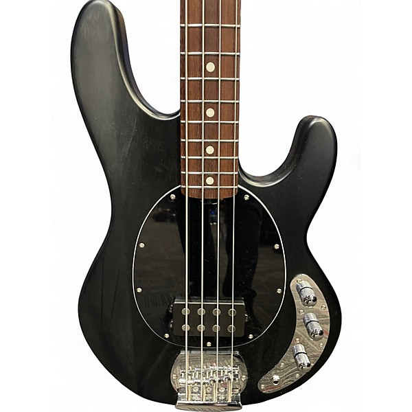 Used Sterling by Music Man STING RAY SUB SERIES Ebony Electric Bass Guitar