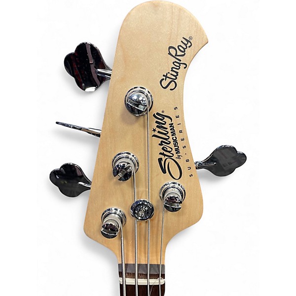 Used Sterling by Music Man STING RAY SUB SERIES Ebony Electric Bass Guitar