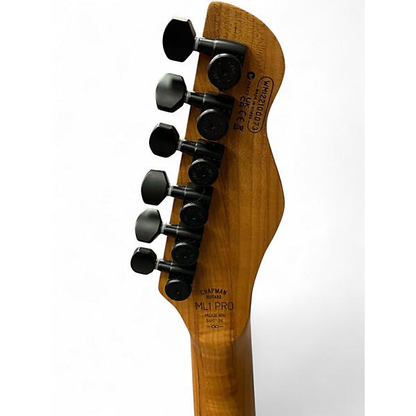 Used Chapman ML1 Pro Modern BARITONE Black Baritone Guitars