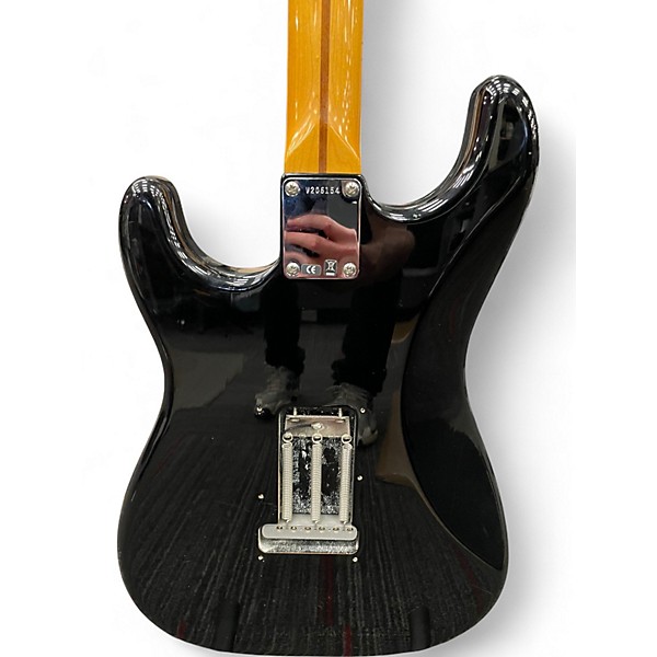 Used Fender Dave Murray HSH Stratocaste Black Solid Body Electric Guitar