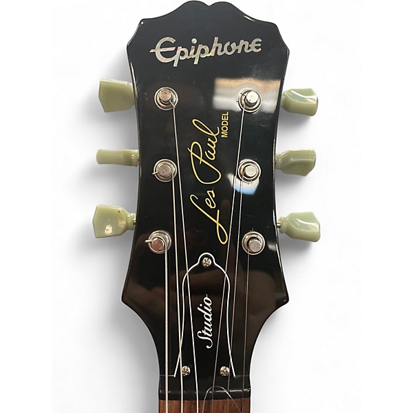 Used Epiphone Les Paul Studio red Solid Body Electric Guitar