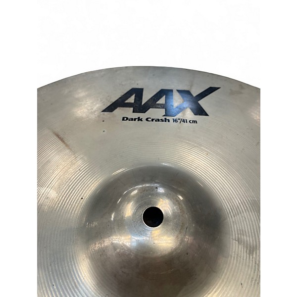 Used SABIAN 16in AAX Series Dark Crash Cymbal