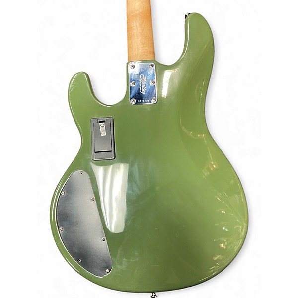 Used Ernie Ball Music Man RAY4HH Olive Electric Bass Guitar