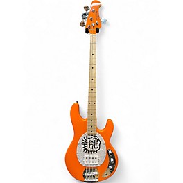 Used Sterling by Music Man Mike Herrera Artist Series StingRay Orange Creamsicle Electric Bass Guitar