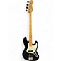 Used Fender American Professional Jazz Bass Black Electric Bass Guitar thumbnail