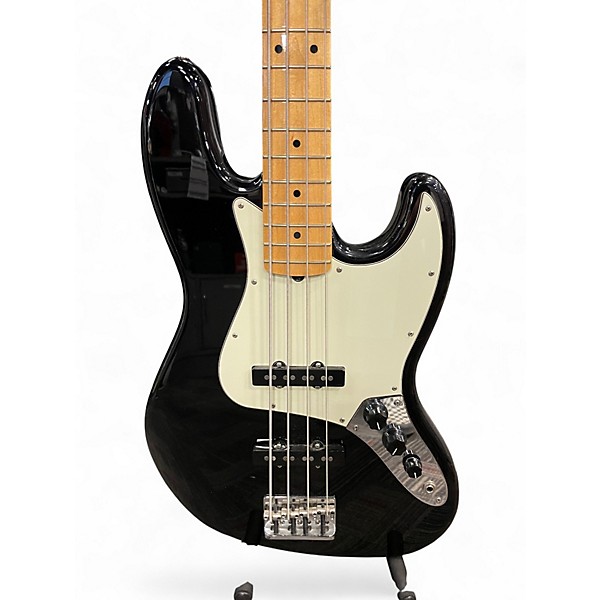 Used Fender American Professional Jazz Bass Black Electric Bass Guitar
