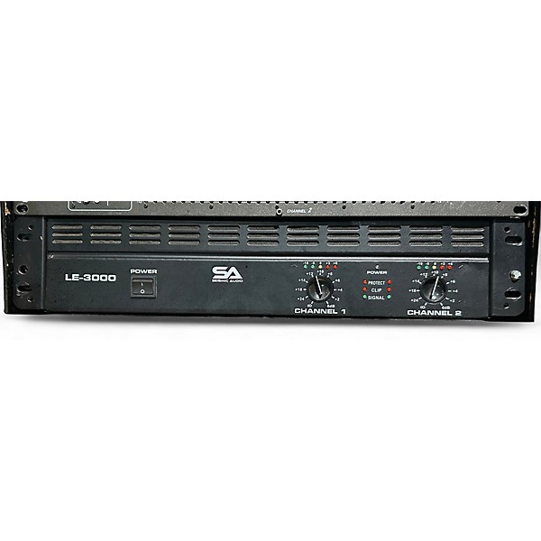 Used Seismic Audio LE-3000 Power Amp