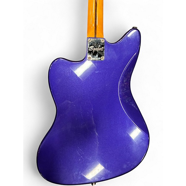 Used 2022 Squier FSR Classic Vibe 60's Jazzmaster Purple Metallic Solid Body Electric Guitar