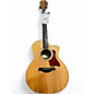 Used Taylor 214CE Deluxe Natural Acoustic Electric Guitar thumbnail