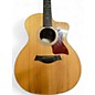 Used Taylor 214CE Deluxe Natural Acoustic Electric Guitar