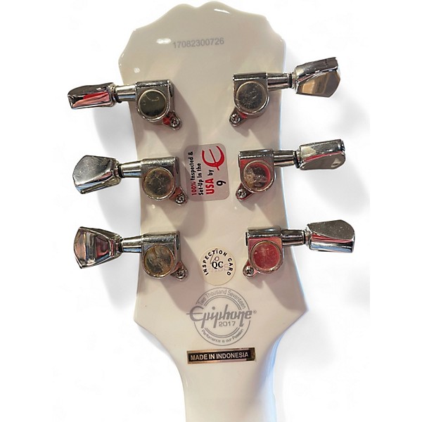 Used Epiphone MKH SNOFALL WHITE Solid Body Electric Guitar