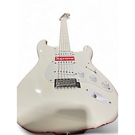 Used Fender SUPREME STRAT WHITE Solid Body Electric Guitar