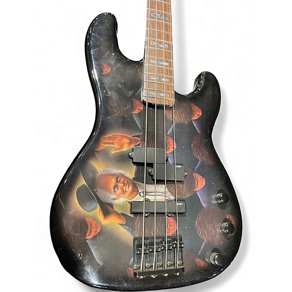 Used ESP LTD FB-ATL Frank Bello Among the Living Custom Graphic Electric Bass Guitar