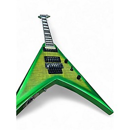 Used Jackson SCOTT IAN V SLIME BURST Solid Body Electric Guitar
