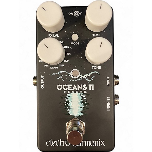 Used Electro-Harmonix Oceans 11 Reverb Effect Pedal