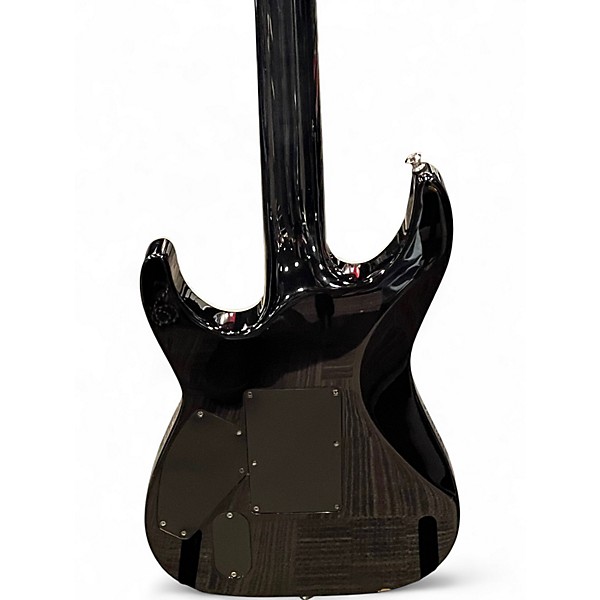 Used ESP LTD MH1000 See Thru Black Solid Body Electric Guitar