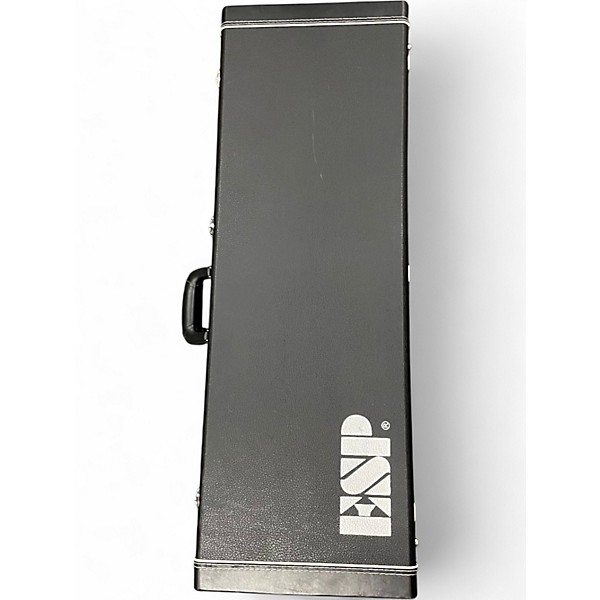 Used ESP LTD MH1000 See Thru Black Solid Body Electric Guitar