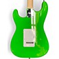Used Squier Standard Stratocaster Apple Green Solid Body Electric Guitar