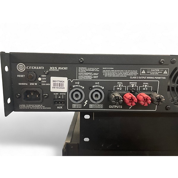 Used Crown XLS1502 Power Amp