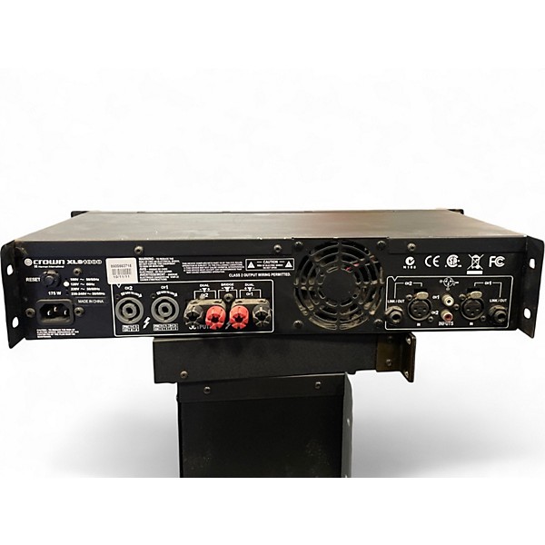 Used Crown XLS1000 Power Amp
