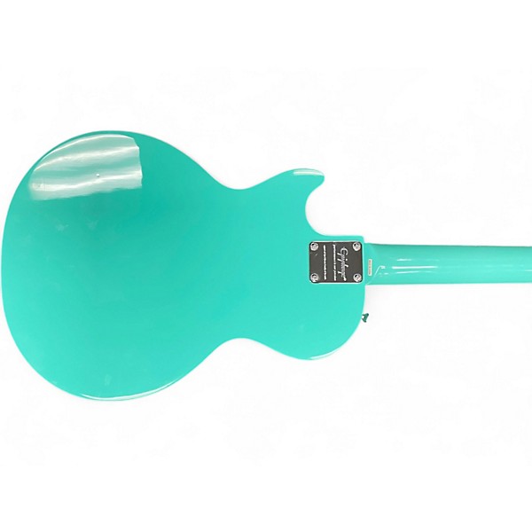 Used 2018 Epiphone Les Paul SL Surf Green Solid Body Electric Guitar