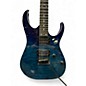 Used Ibanez Gio Ax Blue Sunburst Solid Body Electric Guitar