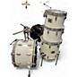 Vintage 1970s Rogers 4 Piece BIG R 4 Piece white Drum Kit