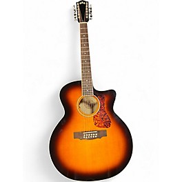 Used Guild F2512CE Tobacco Sunburst 12 String Acoustic Guitar