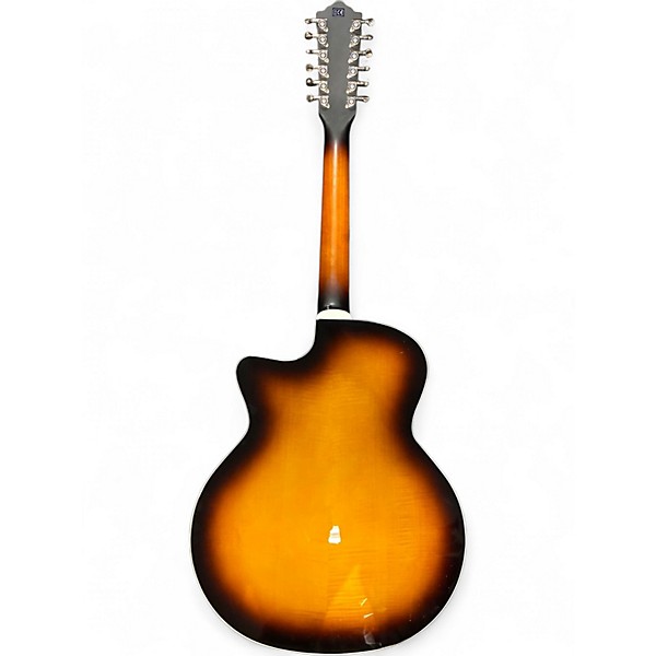 Used Guild F2512CE Tobacco Sunburst 12 String Acoustic Guitar