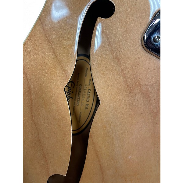 Used Epiphone Inspired By John Lennon Casino Natural Hollow Body Electric Guitar