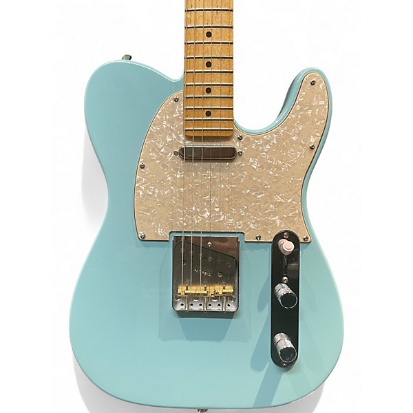 Used Fender Player Tele With Blacktop Neck Sonic Blue Solid Body Electric Guitar