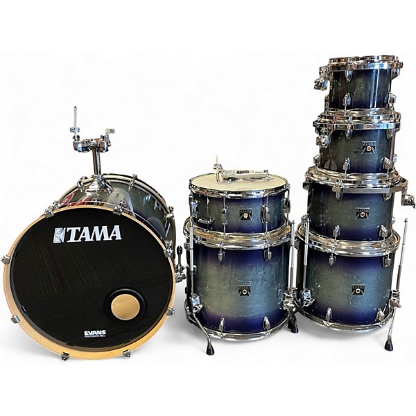 Used TAMA 7 Piece Superstar Classic 7-Piece Indigo Burst Drum Kit