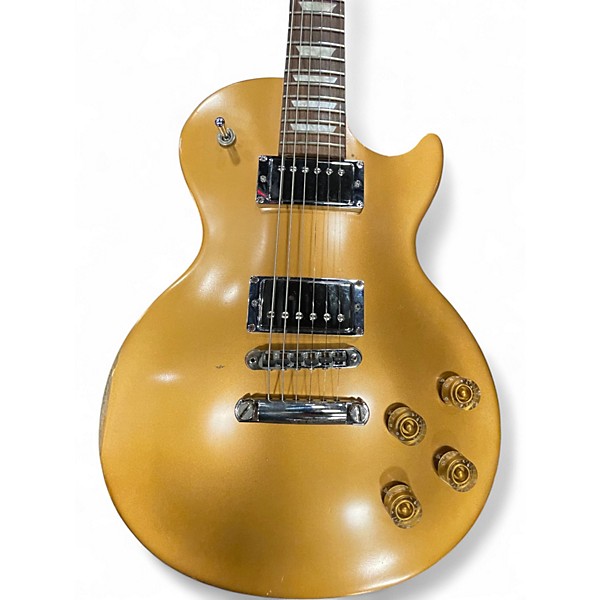 Used Gibson Les Paul Tribute Aztec Gold Solid Body Electric Guitar