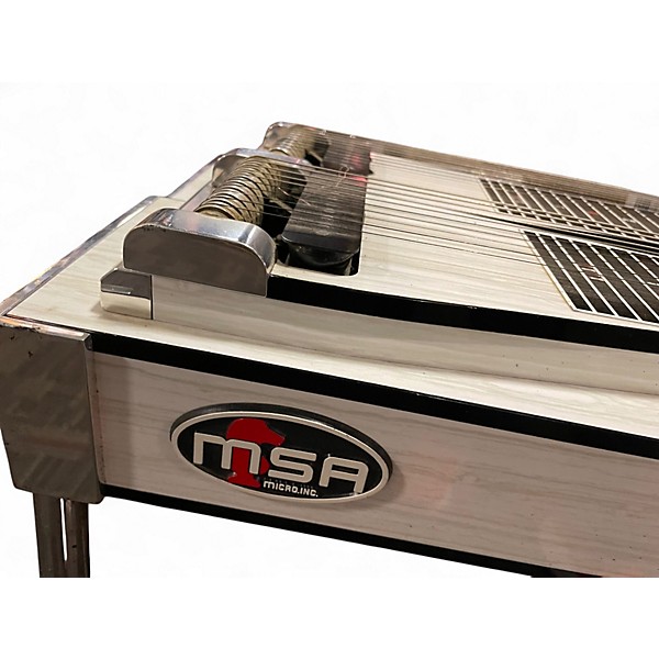 Vintage 1970s Msa CLASSIC PEDAL STEEL Silver Lap Steel