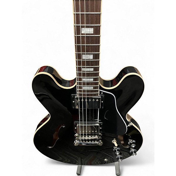 Used Gibson ES335 Black Hollow Body Electric Guitar