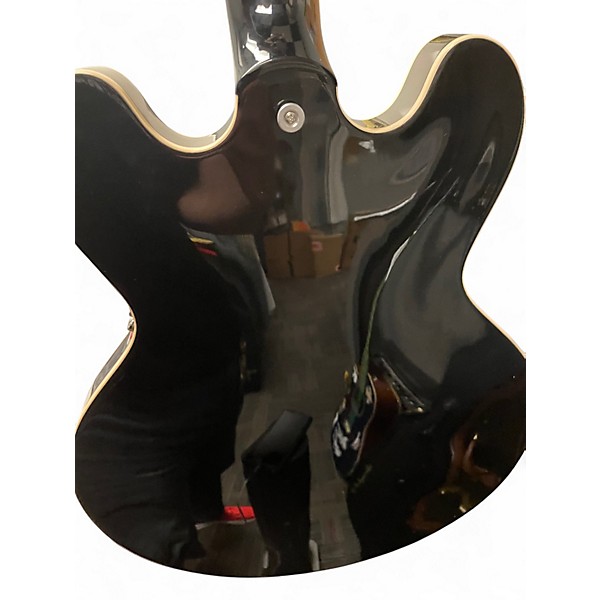 Used Gibson ES335 Black Hollow Body Electric Guitar