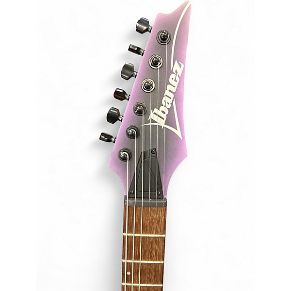 Used Ibanez RGA42EX Black Aurora Burst Matte Solid Body Electric Guitar