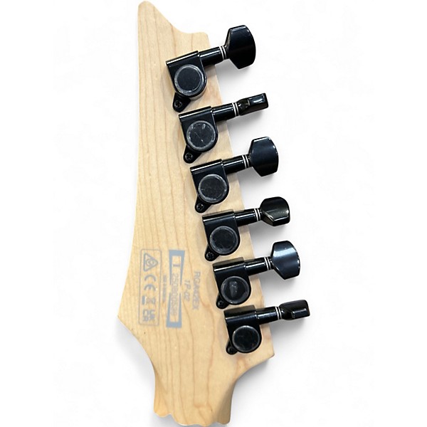 Used Ibanez RGA42EX Black Aurora Burst Matte Solid Body Electric Guitar