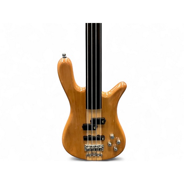 Used RockBass by Warwick Streamer NT Fretless Natural Electric Bass Guitar