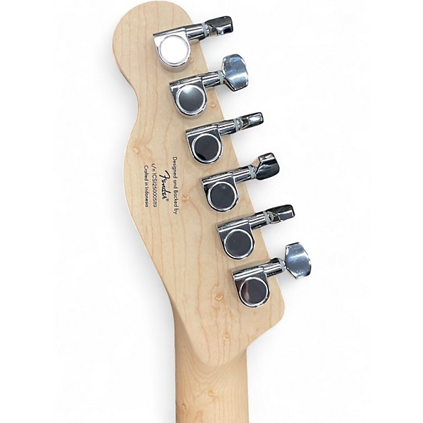 Used Squier Telecaster Yellow Solid Body Electric Guitar