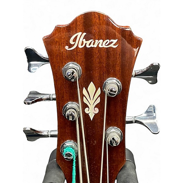 Used Ibanez AEB105E Natural Acoustic Bass Guitar