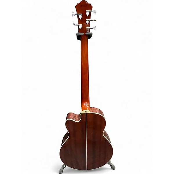 Used Ibanez AEB105E Natural Acoustic Bass Guitar