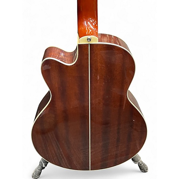 Used Ibanez AEB105E Natural Acoustic Bass Guitar