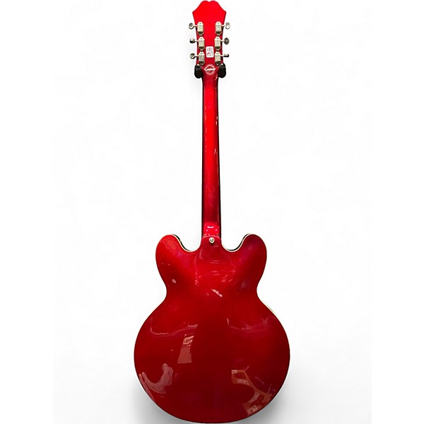Used Epiphone Riviera Custom Royale P93 Wine Red Hollow Body Electric Guitar