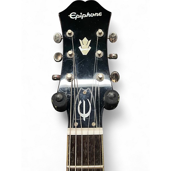 Used Epiphone Riviera Custom Royale P93 Wine Red Hollow Body Electric Guitar