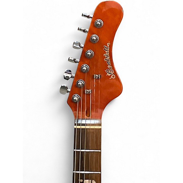 Used HardLuck Kings Bombshell ORANGE Solid Body Electric Guitar