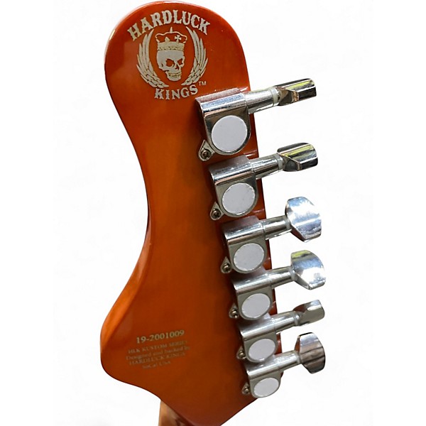 Used HardLuck Kings Bombshell ORANGE Solid Body Electric Guitar