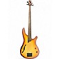Used 2022 Ibanez SRH500F Flat Natural Browned Burst Electric Bass Guitar thumbnail
